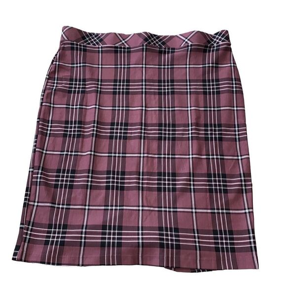 Torrid Plaid Pointe Pencil Midi Skirt Size 4X - Picture 2 of 6